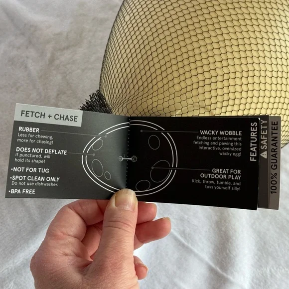 BARK BOX Super Chewer Dinosaur Egg - XL - Picture 5 of 11